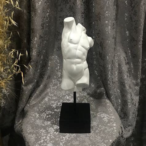 Male Torso Figurine Nude Male Statue Greek Roman Body Sculpture Erotic Art Home Decor Bust