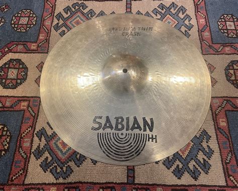 Sabian Hh Medium Thin Crash Cymbal Reverb Canada