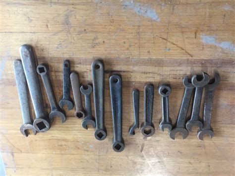 Machinist Tools Lathe Mill Machinist Lot Spanner Wrenches Antique