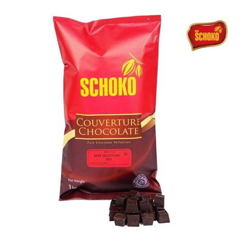 Jual Dark Chocolate Couverture Cube Kg Schoko Chocolate Blok