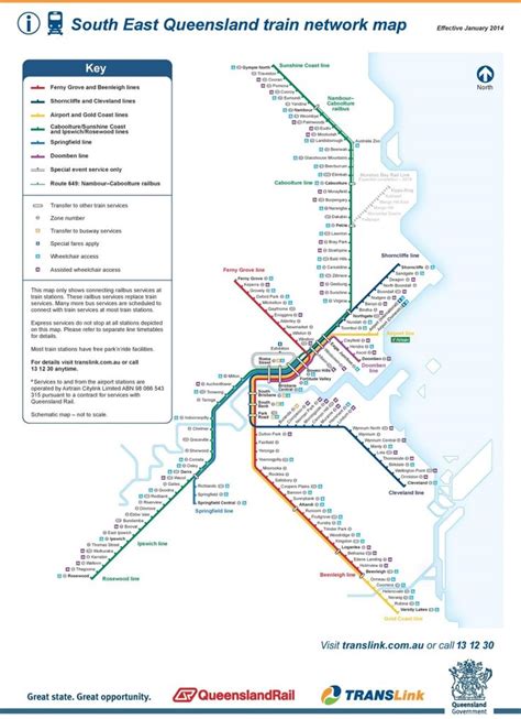 Brisbane Train Map Train Map Map Train