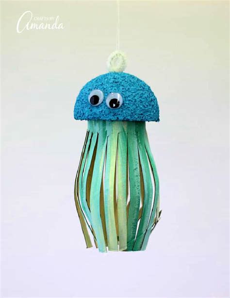 25 Easy Jellyfish Craft Ideas for Kids: Printable Template