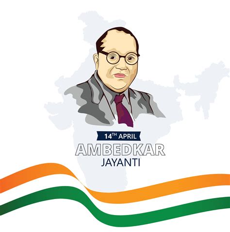 Illustration Of Dr B R Ambedkar For Ambedkar Jayanti 41497618 Vector