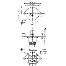 Coupe Circuit Coupe Batterie Pour Voilier Bateau Moteur H R