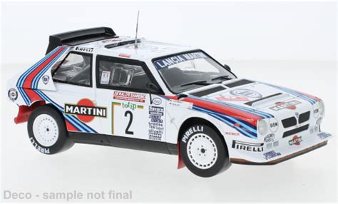 Modellino In Miniatura Lancia Delta 1 24 IXO S4 No 2 Rallye WM Rally