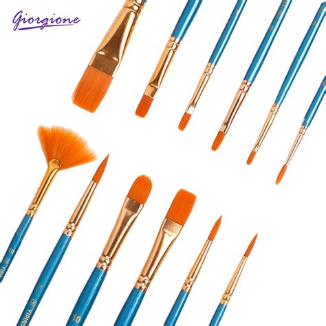 Jual Giorgione Pcs Kuas Lukis Oil Brush Paintbrush Nylon M