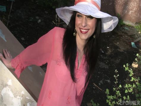 Sexy Brunette In Pink Dress