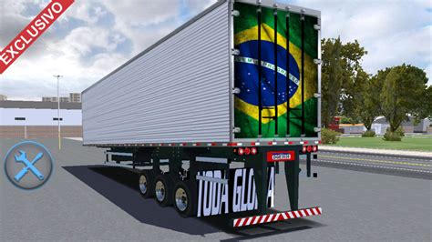 Skin Baú Grafitado BRASIL COPA EXCLUSIVO Skins Games Truck