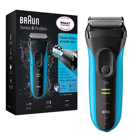 Buy Braun Series 3 Wet And Dry Electric Shaver 3040s At Uk