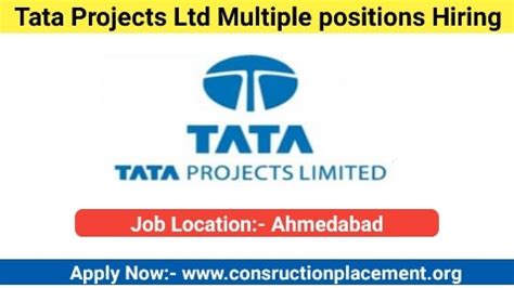 Tata Projects Limited Hiring July 2023: | Civil Engineer Jobs In ...