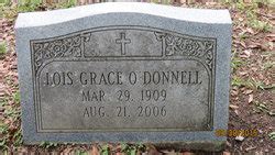 Lois N O Donnell M Morial Find A Grave