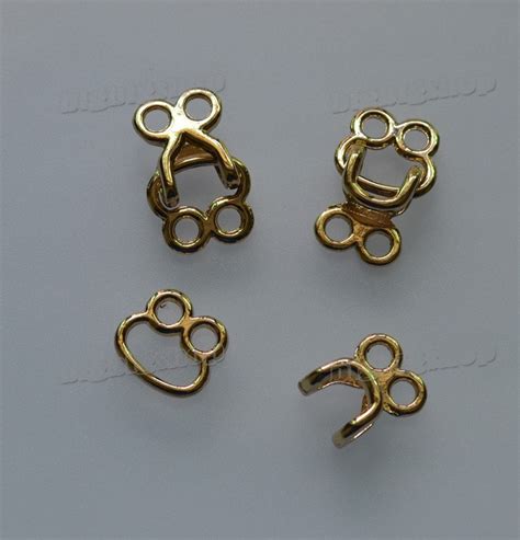 Brass Metal Hook And Eye Fur Coat Clasps Closure Bikini Bra Strap Sweater Shirt 10SET Etsy