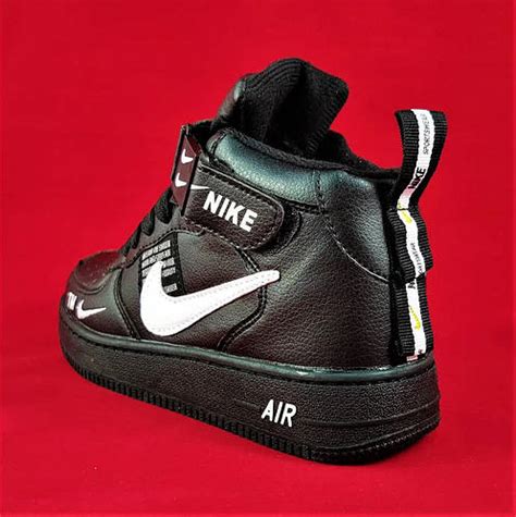 Купить Кроссовки Nike Air Force Черные Высокие Найк Форсы 36,40 размеры ...