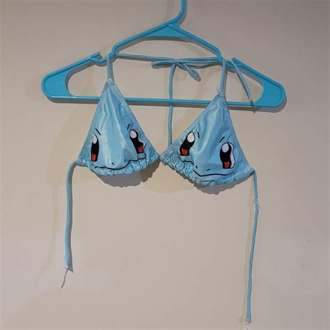 Squirtle Pokemon Bikini Top No Size One Size Fits Depop