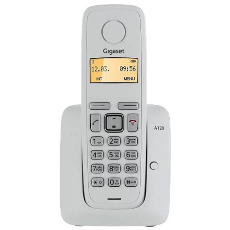 Радиотелефон Gigaset A120 БЕЛЫЙ, DECT, АОН, подсветка дисп., тел. книга ...