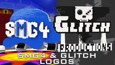 Lego SMG4 And Glitch Productions Logos YouTube