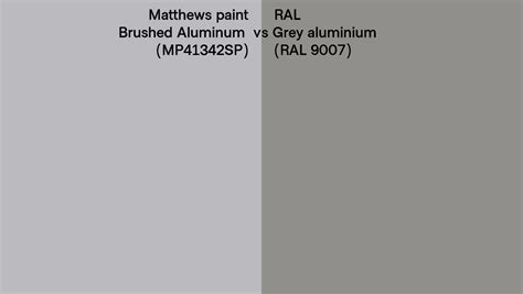 Matthews Paint Brushed Aluminum Mp Sp Vs Ral Grey Aluminium Ral