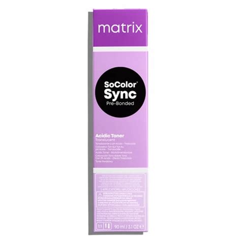 MATRIX SOCOLOR SYNC Kwasowy toner do włosów ml AG SHEER NUDE oficjalne