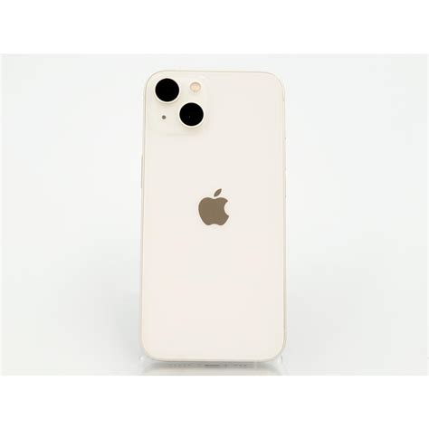【あすつく、土日、祝日発送】中古品【Bランク】海外版SIMフリー IPhone13 128GB スターライト MLDV3CH/A Dual ...