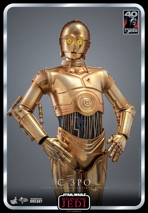 Hot Toys MMS D 星際大戰六部曲絕地大反攻禮儀機器人 C PO 比例收藏級人偶