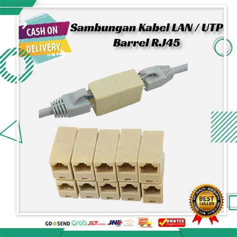 Jual Sambungan Kabel Lan Utp Barrel Rj Shopee Indonesia