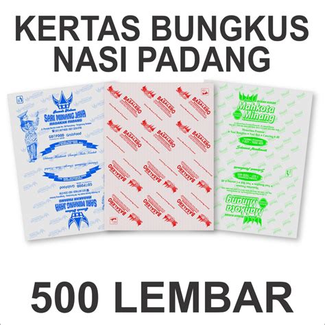 Jual Kertas Bungkus Nasi Padang Koran 500 Lembar F4 Kertas Koran Free