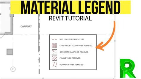 Material Hatch Legend In Revit YouTube