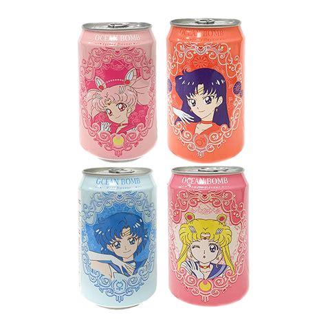 Ocean Bomb Sailor Moon Soda Sparkling Water Variety | Ubuy India