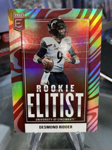 Desmond Ridder Panini Donruss Elite Football Rookie Elitist Re