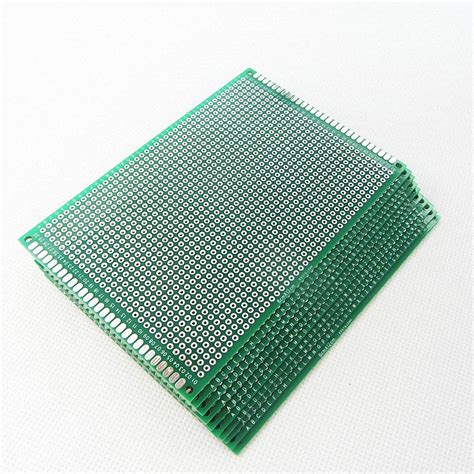 5 Pcs 8X12cm 812cm Double Side Prototype PCB Breadboard Universal