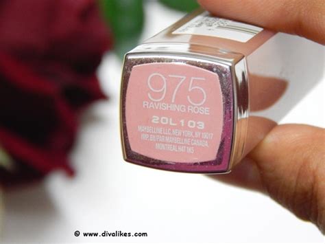 Maybelline Color Sensational Nude Lipstick Ravishing Rose Review Diva Likes