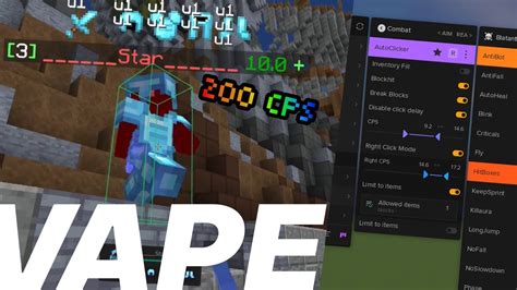 Vape V4 The Best Client For Closet Cheating Hypixel Hacking Youtube