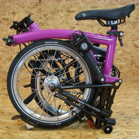 Brompton Bicycles Black Edition S L Berry Crush Folding Bike