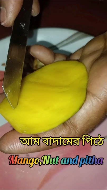 Mango Nut And Flour Experimentআম বাদামের পিঠে Shorts Youtube