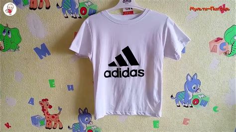 Белая футболка Адидас, детская одежда Мульти-Пиксель - YouTube