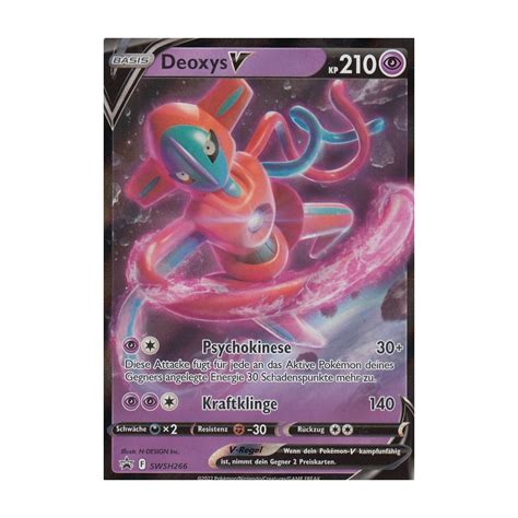 Deoxys V Swsh Swsh Promos Pokemon Karte G Nstig Kaufen