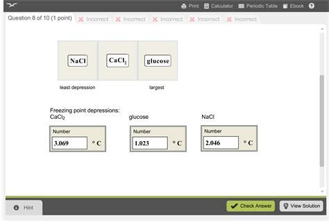 Solved Print Calculator E Periodic Table Ebook Question Of Chegg