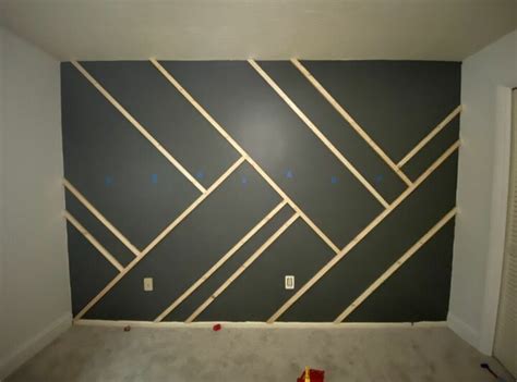 Geometric Accent Wall | Hometalk