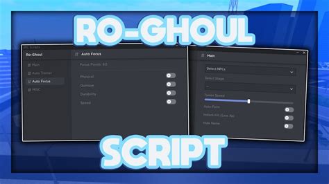 NEW ROBLOX Ro Ghoul Script GUI AutoFarm Remove Name Auto Train