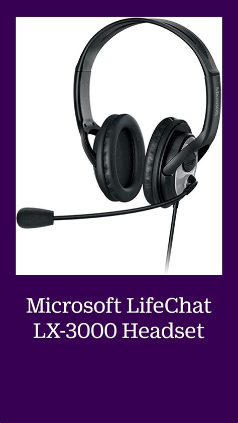 Microsoft LifeChat LX-3000 Headset | Headset, Microsoft, Pc laptop