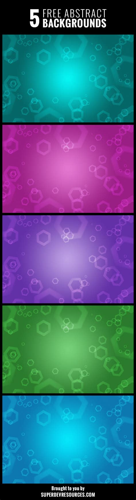 5 Free Abstract Backgrounds - Super Dev Resources