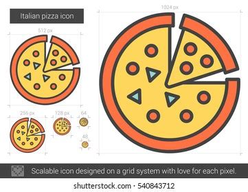 Cartoon Monster Pizza Shaped Like Pacman Stock Vector Royalty Free