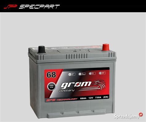 Akumulator GROM EFB START STOP 68Ah 730A Japan Lewy Plus Szczecin