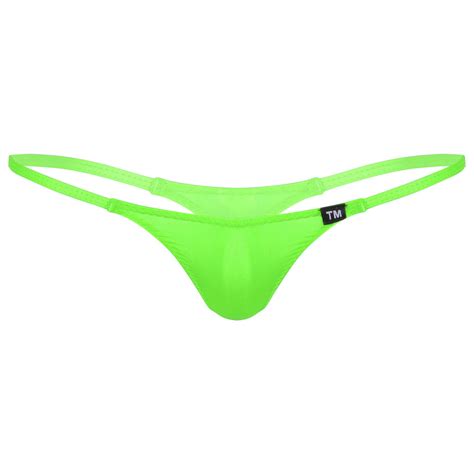 Sxiwei Men S Mesh Sheer See Through Low Rise G String T Back Micro Mini Thongs Bikini Briefs