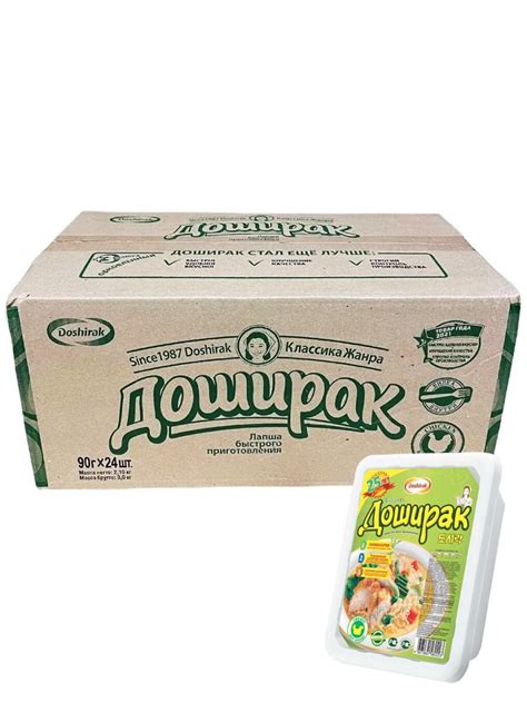 Лапша быстрого приготовления Доширак Курица, 90 г х 24 шт - купить с ...