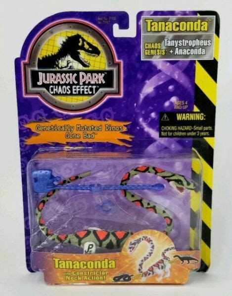 Jurassic Park Chaos Effect Dinosaur Tanaconda Jp97 Kenner Complete Modc 1997 For Sale Online Ebay