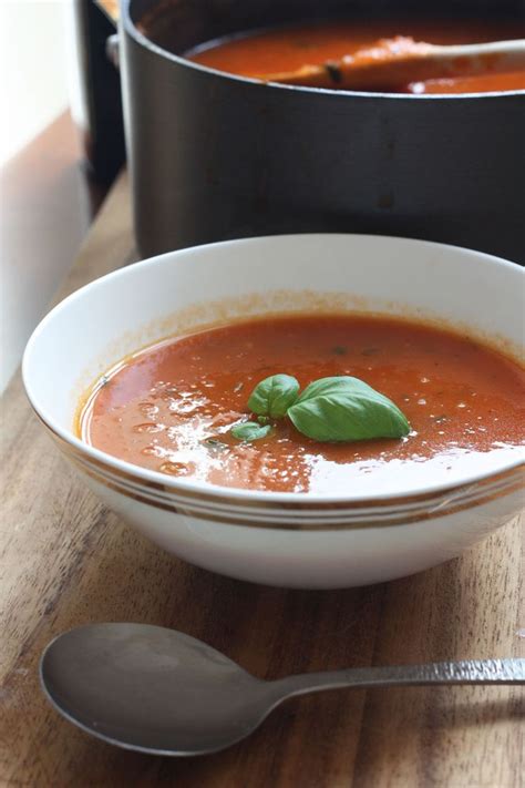 Easy Homemade Tomato Soup Recipe 30 Minutes Recipe Easy Homemade Tomato Soup Homemade