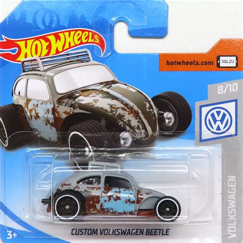 駿河屋 1 64 CUSTOM VOLKSWAGEN BEETLE グレーブルーブラウン Hot Wheels VOLKSWAGEN FYF77 ホットウィール