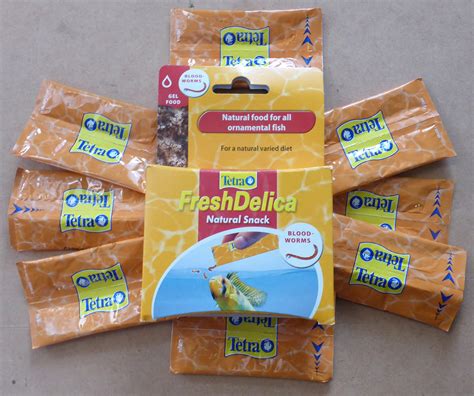Tetra Freshdelica Bloodworms 48g – Guppys Aquarium Products