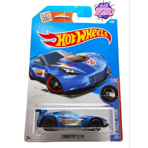 Hot Wheels Corvette C R Blue Shopee Malaysia